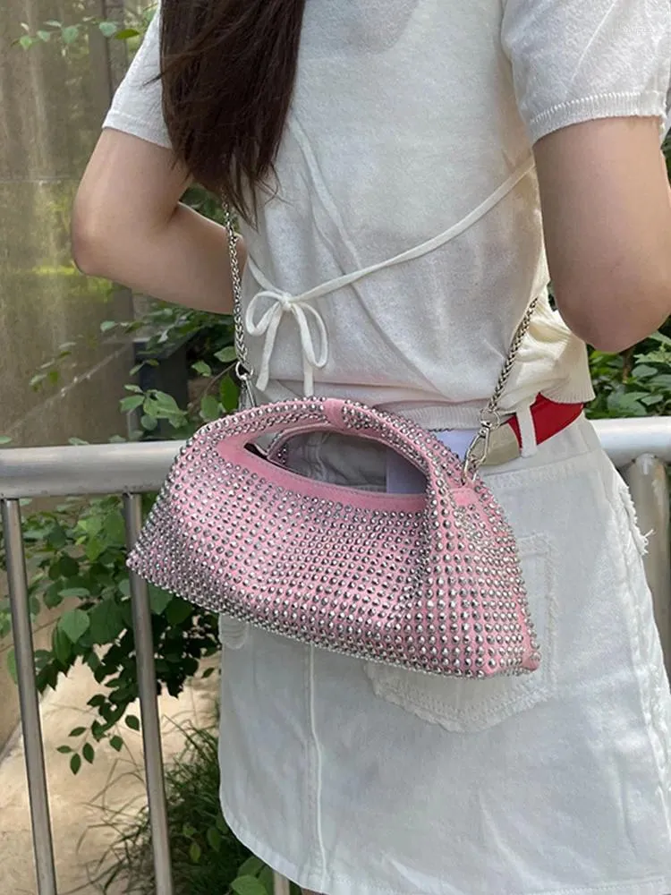 Evening Blinged Out Hand Bag - Image 8
