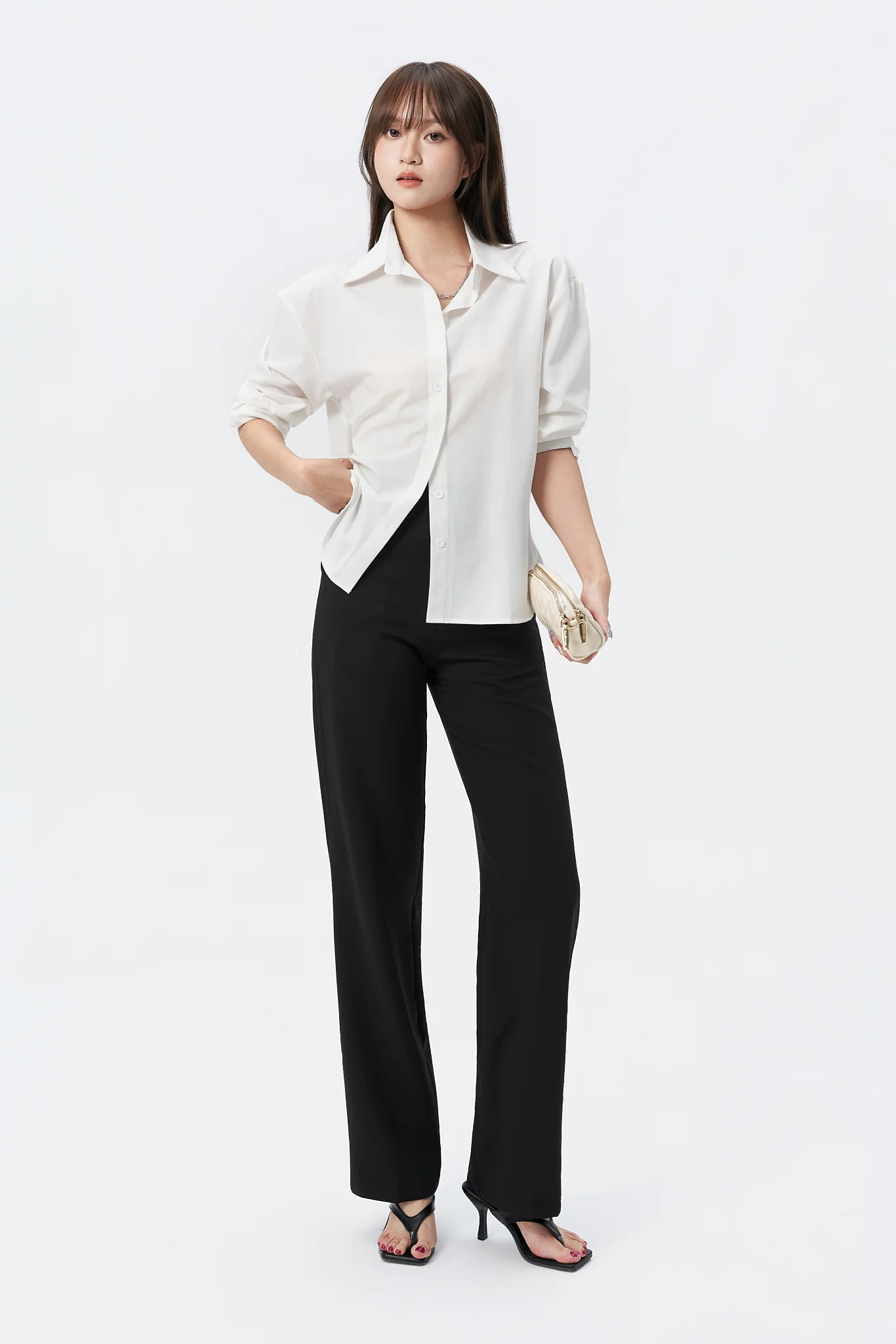 Everyday Straight leg High Waist Pants - Image 3