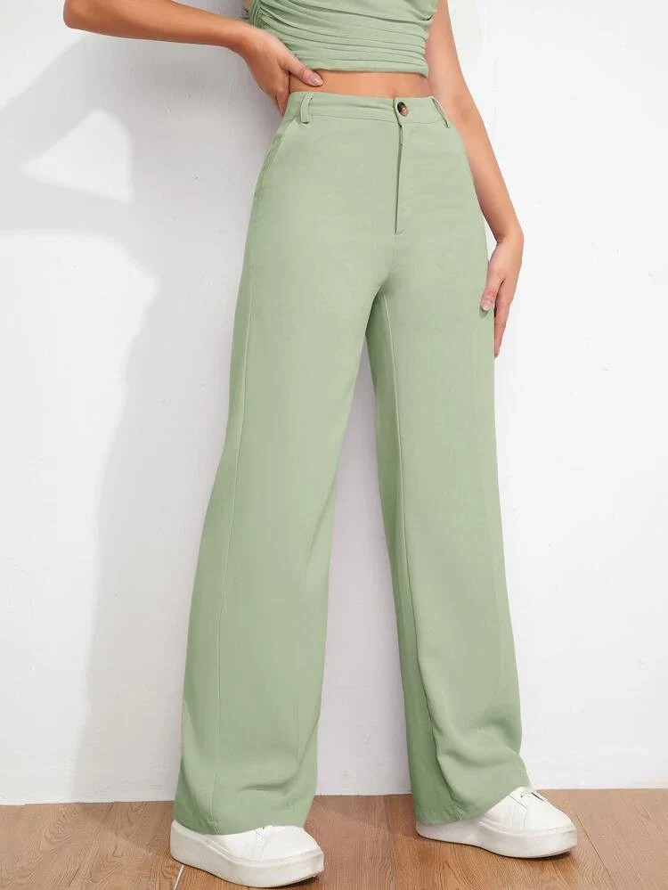 Everyday Straight leg High Waist Pants - Image 6