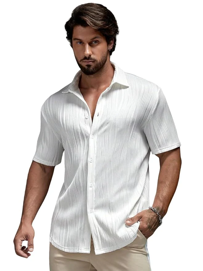 Fine Knit Slim Fit Shirt - Image 9