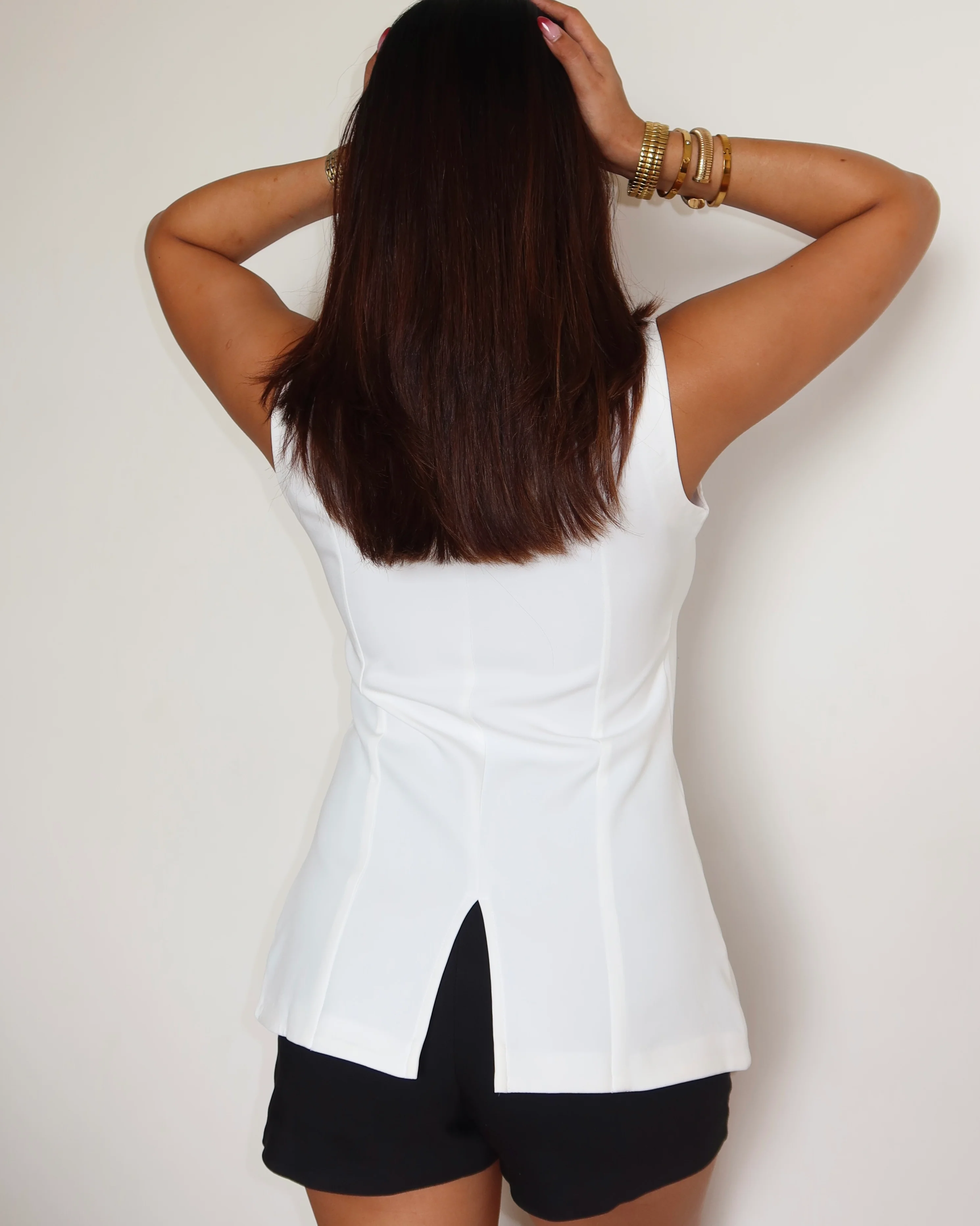 Fine Structure Vest Top - Image 5
