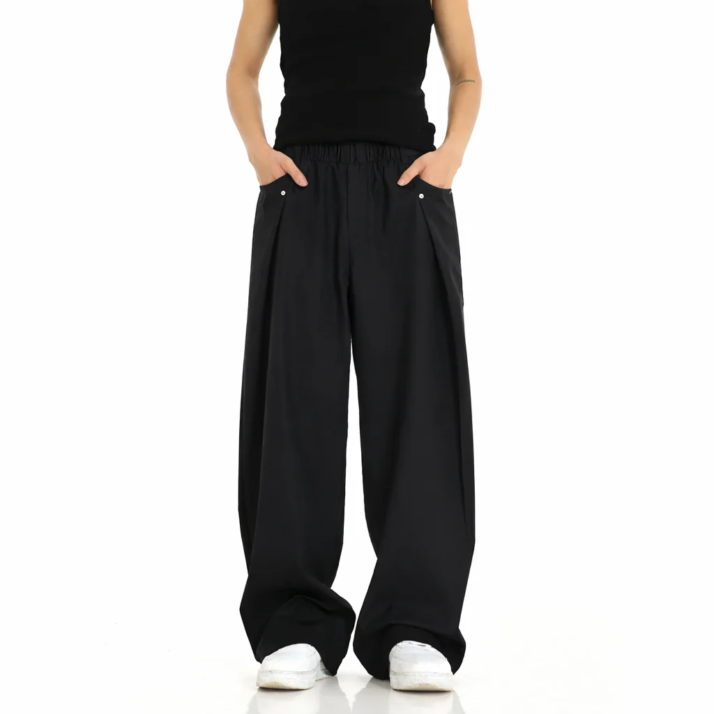 Finest Overlap Pleated Barrel Joggers - Image 5