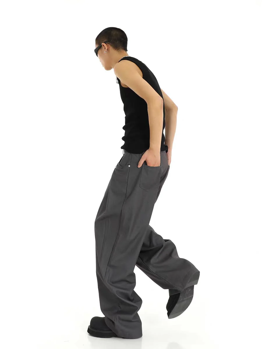 Finest Overlap Pleated Barrel Joggers - Image 8