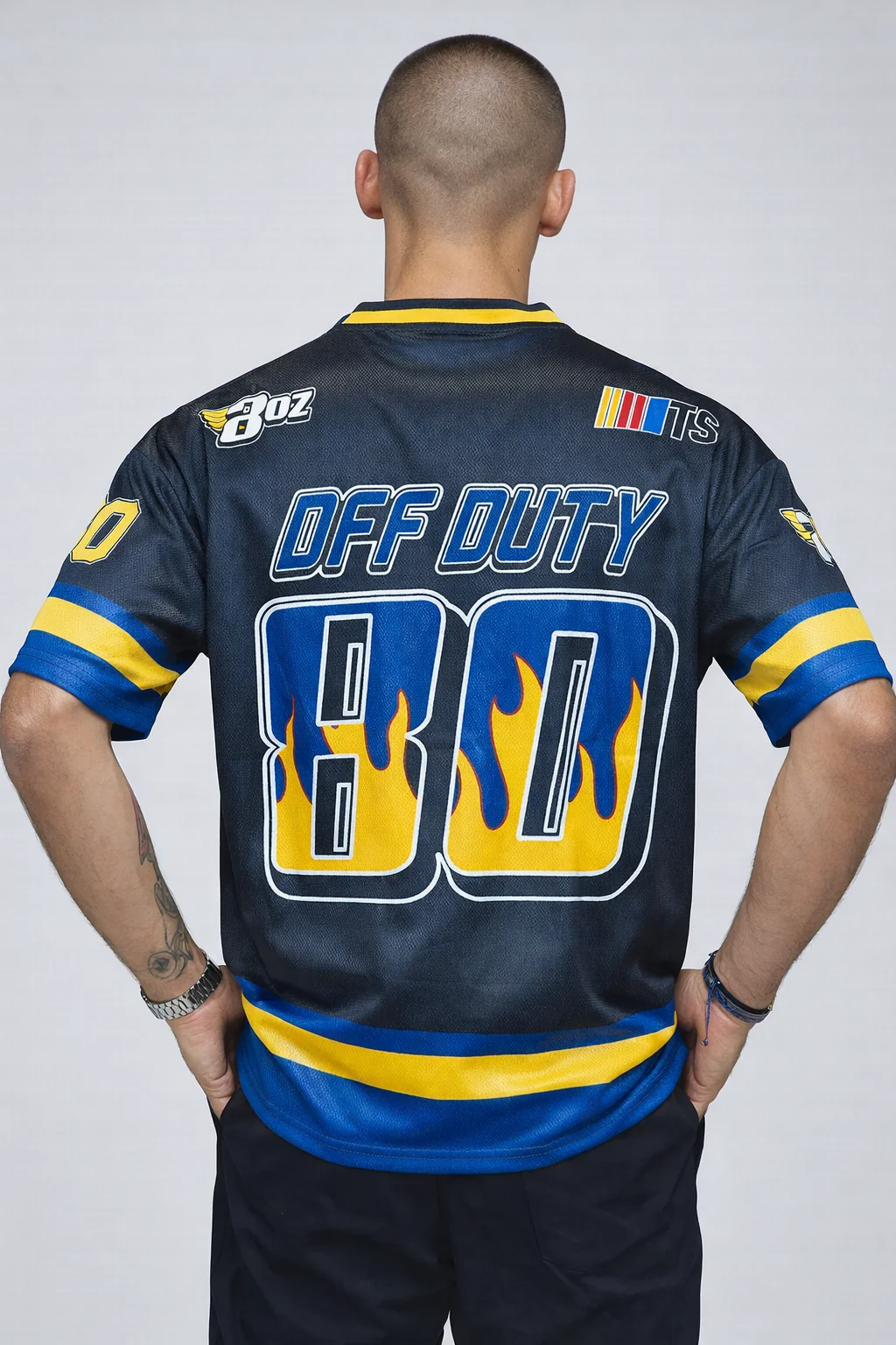 Fire Racer Jersey Tee - Image 2