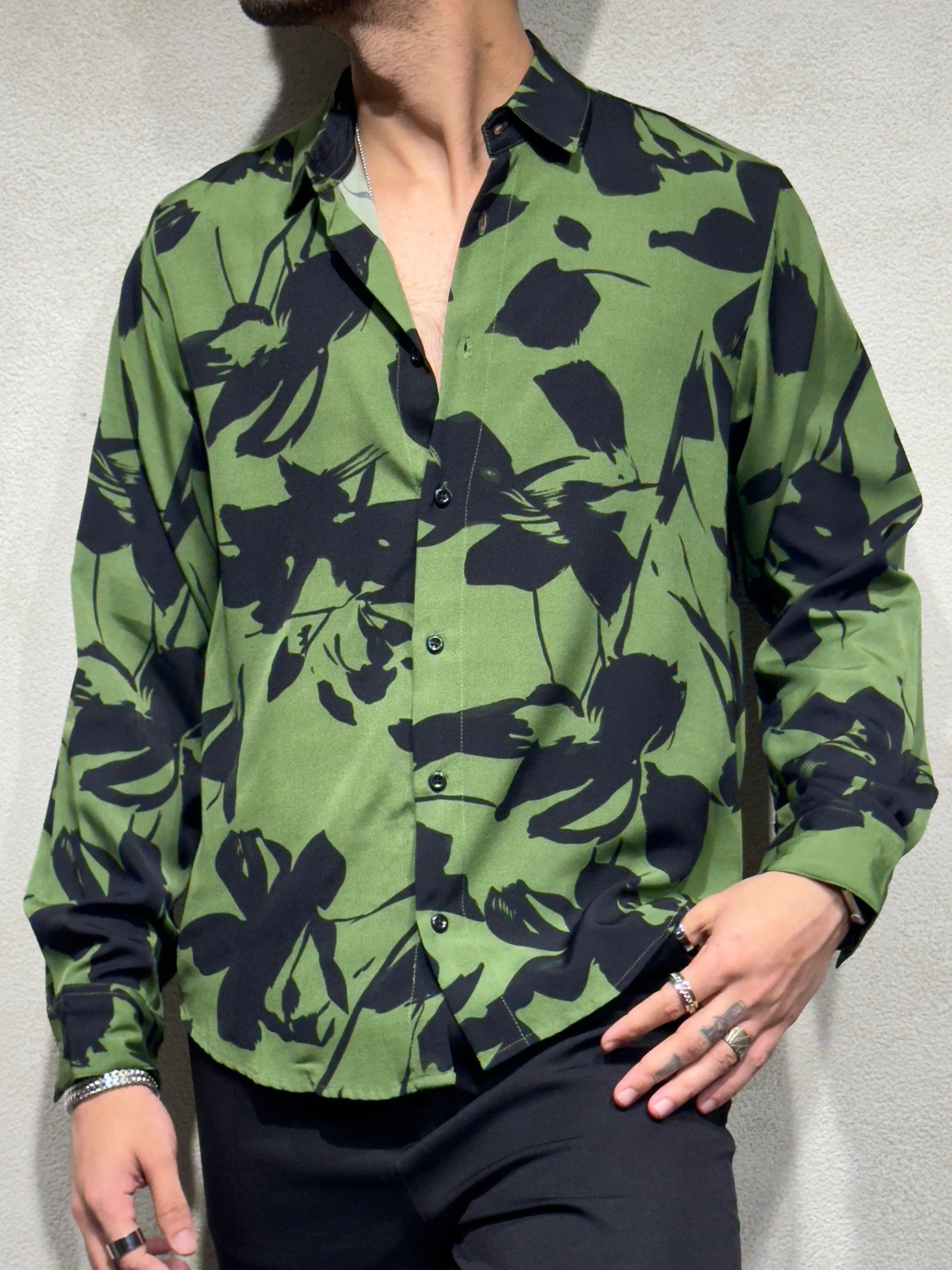 Floral Forest Core Print Full Sleeves Shirt - Image 5