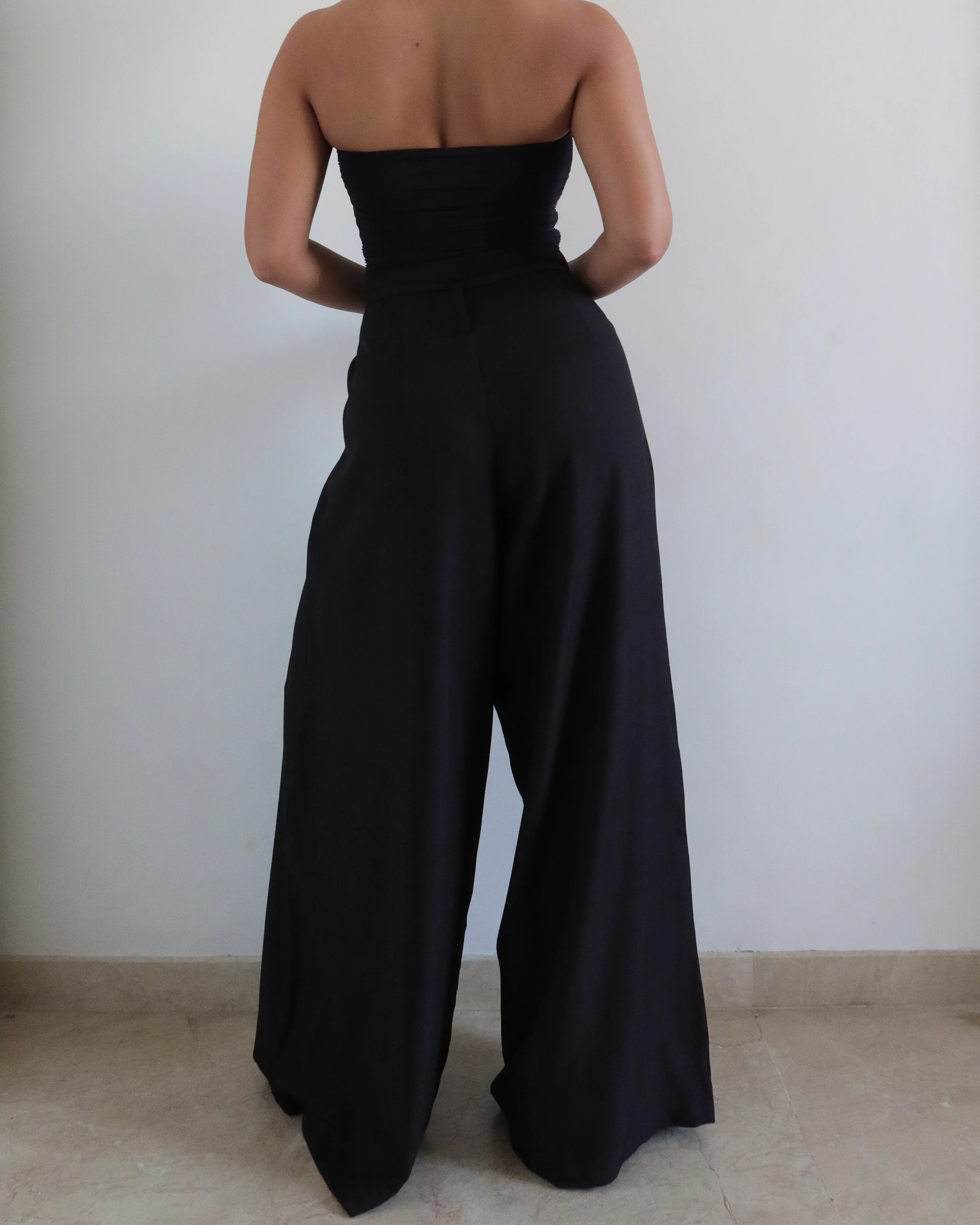 French Flow Pleated Wide Leg Pants - Image 12