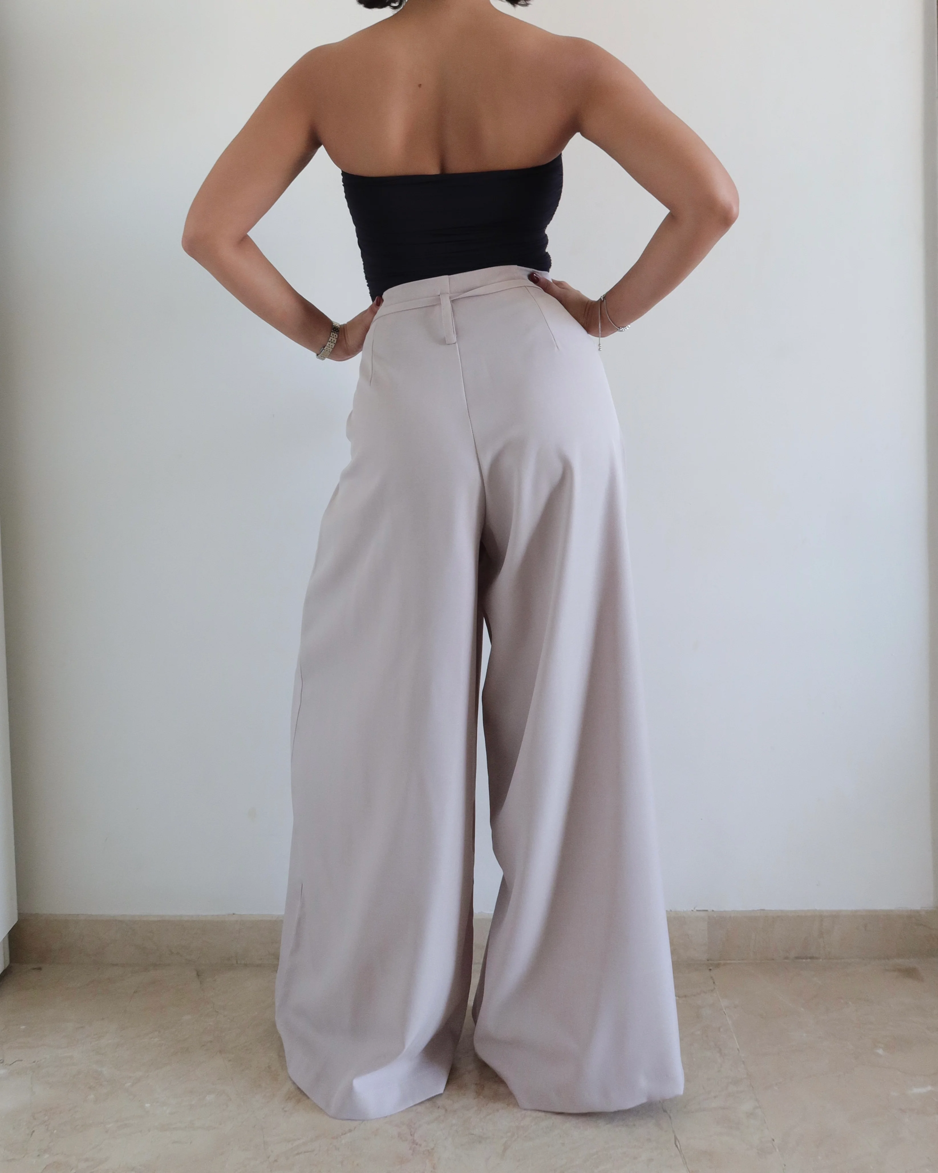French Flow Pleated Wide Leg Pants - Image 18