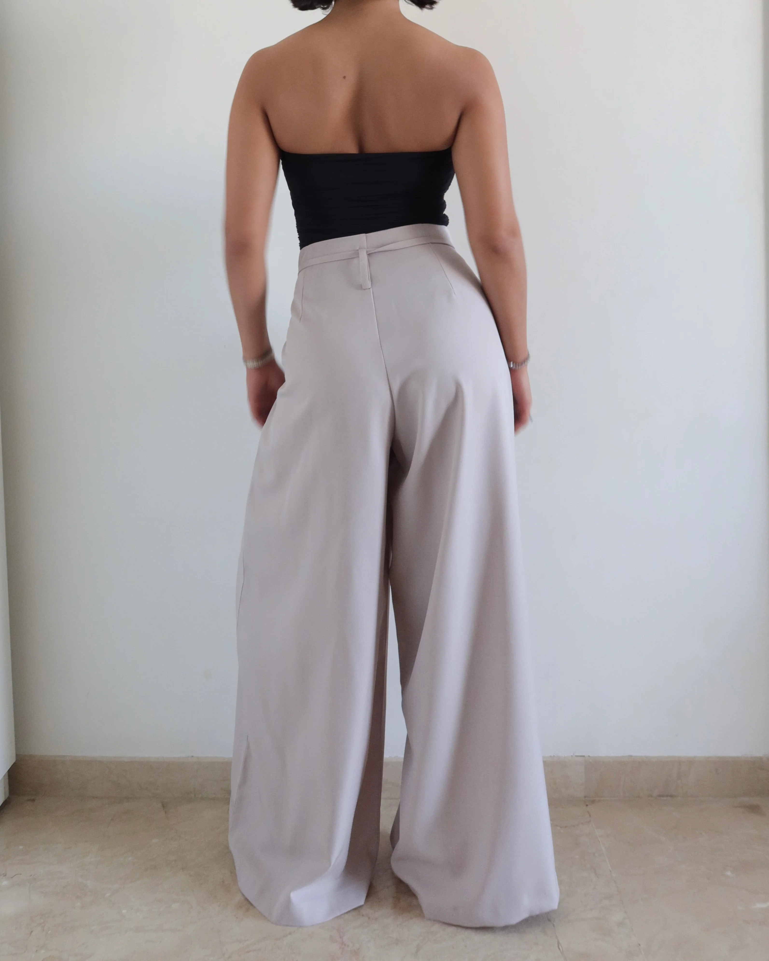 French Flow Pleated Wide Leg Pants - Image 20