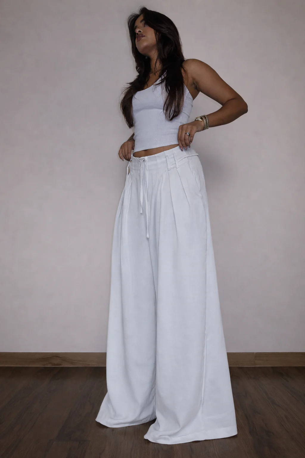 French Flow Pleated Wide Leg Pants - Image 22
