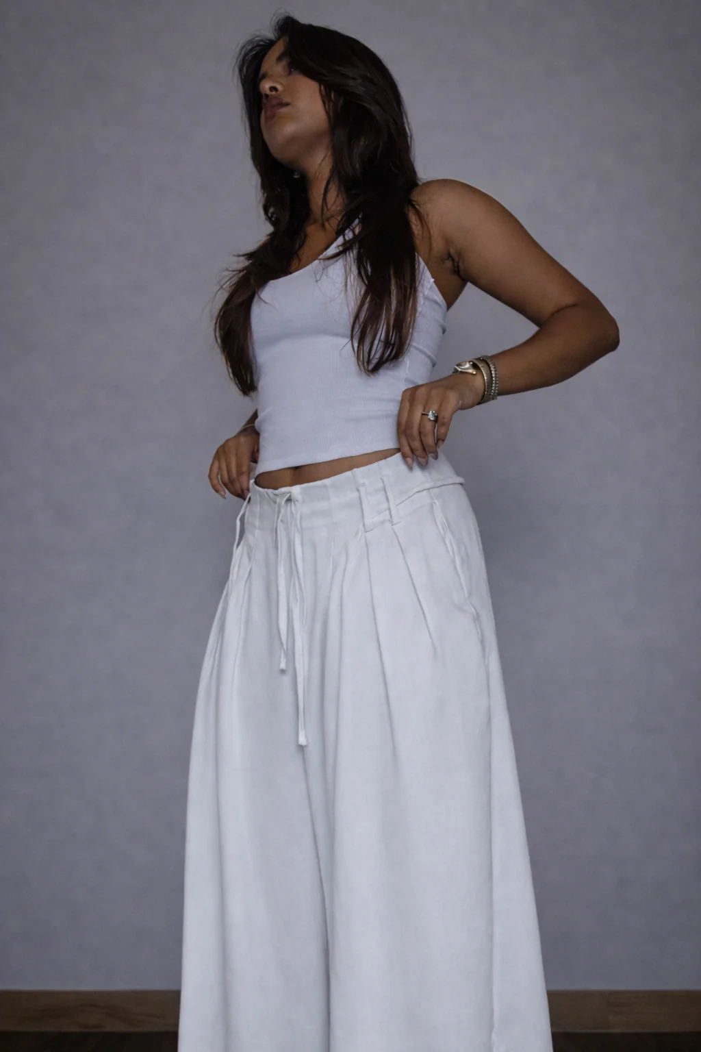 French Flow Pleated Wide Leg Pants - Image 24