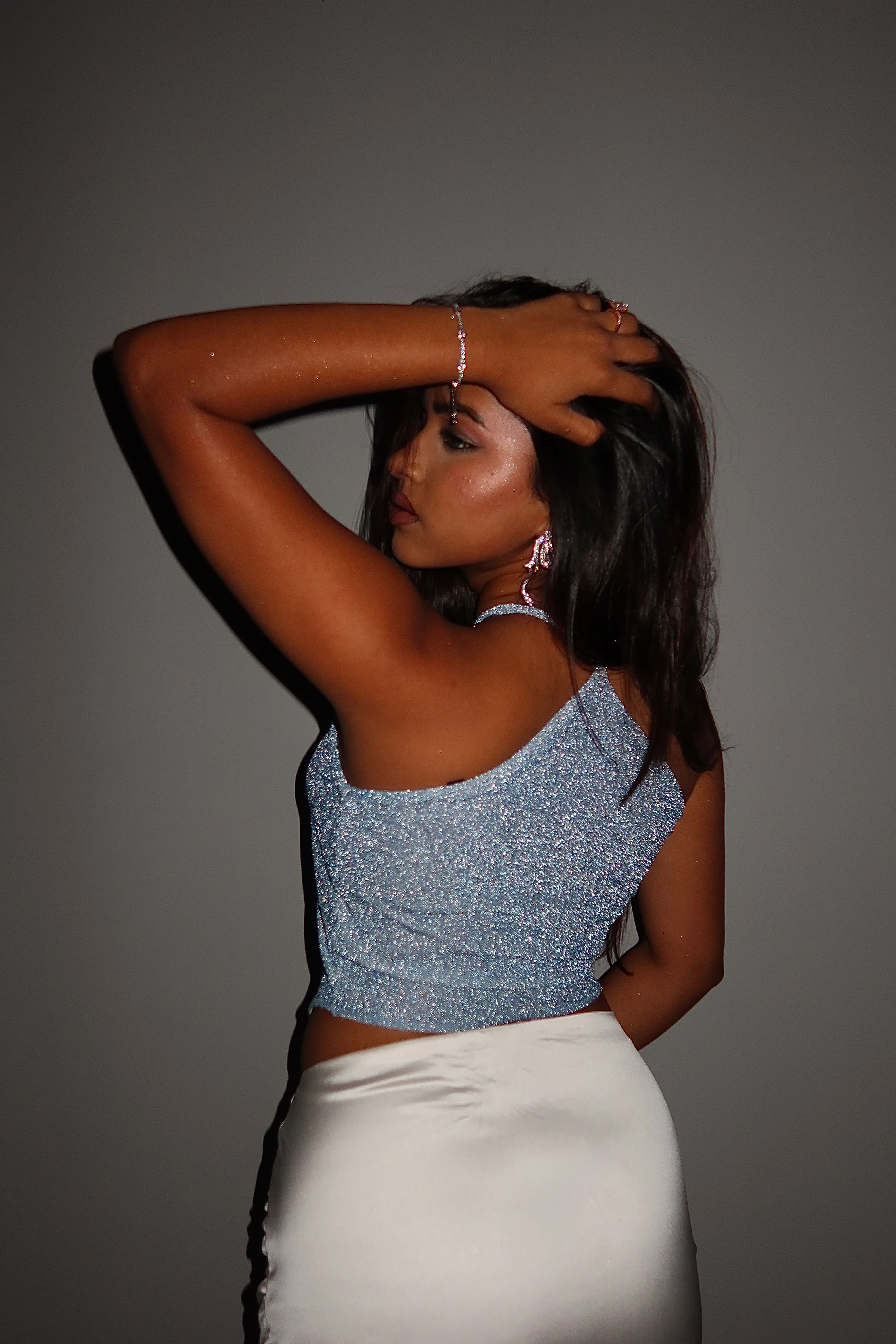 Glitter Frost Halter Top - Image 3