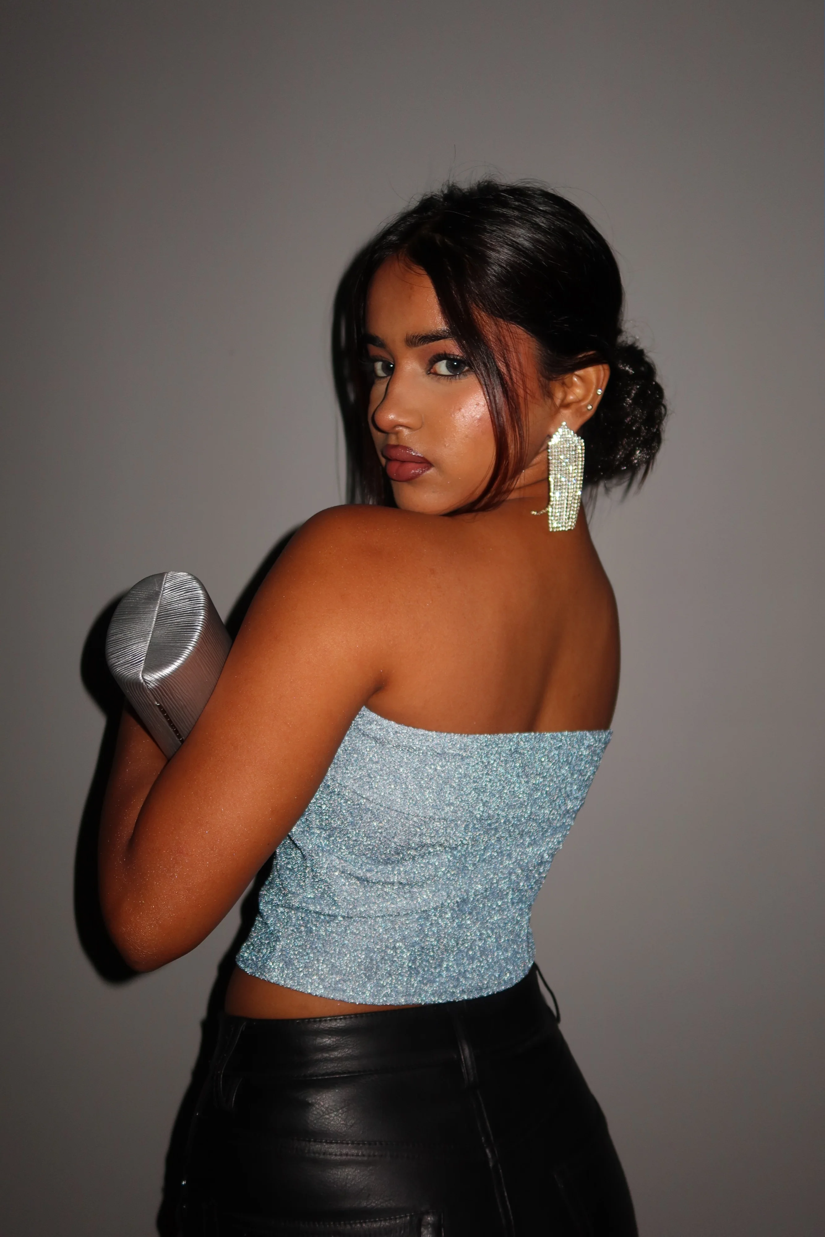 Glitter Glow Corset Tube Top - Image 4