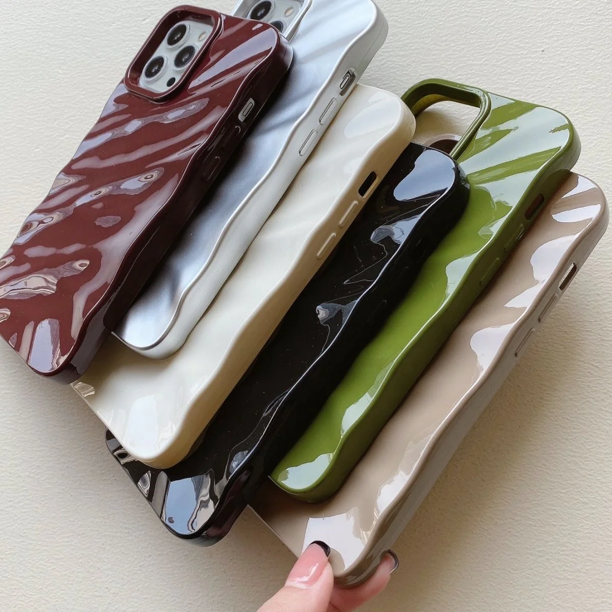 Glossy Luxe Texture Iphone Cover - Image 18