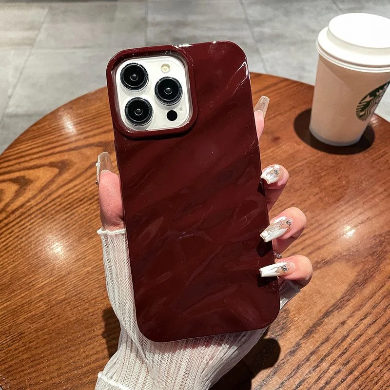 Glossy Luxe Texture Iphone Cover - Image 3