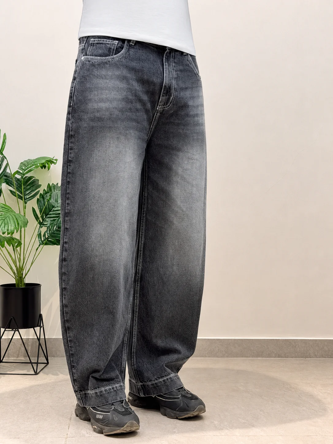 Iron Grey Japan Baggy Jeans - Image 2