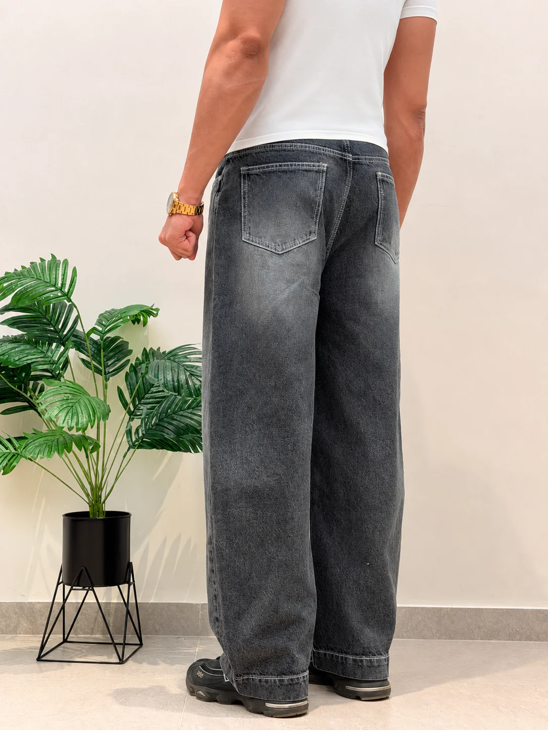 Iron Grey Japan Baggy Jeans - Image 3