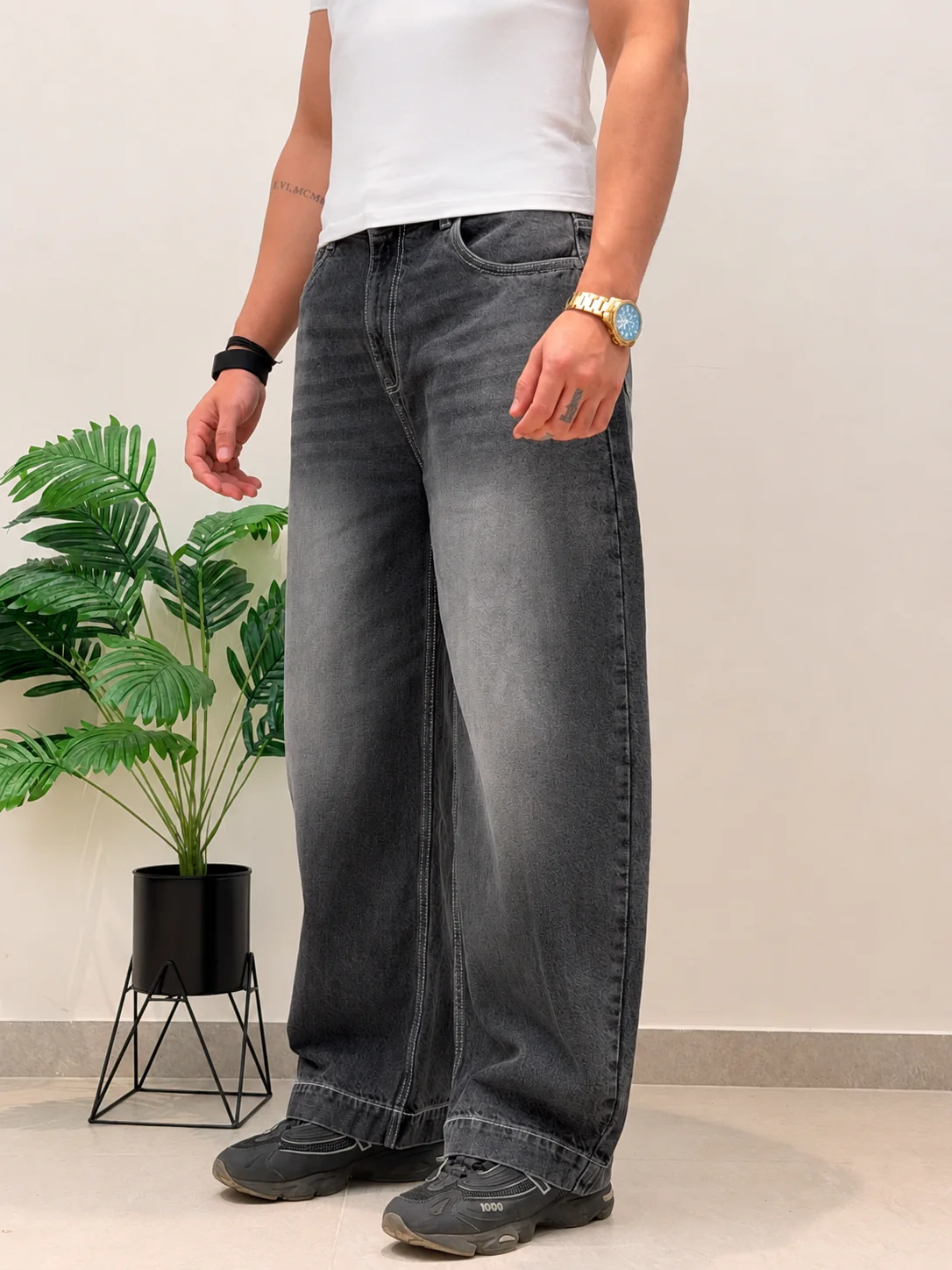 Iron Grey Japan Baggy Jeans - Image 4