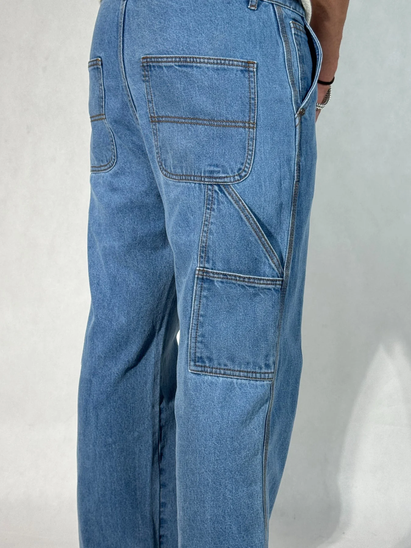 Heavy Duty Utility Straight Leg Jeans - Image 3