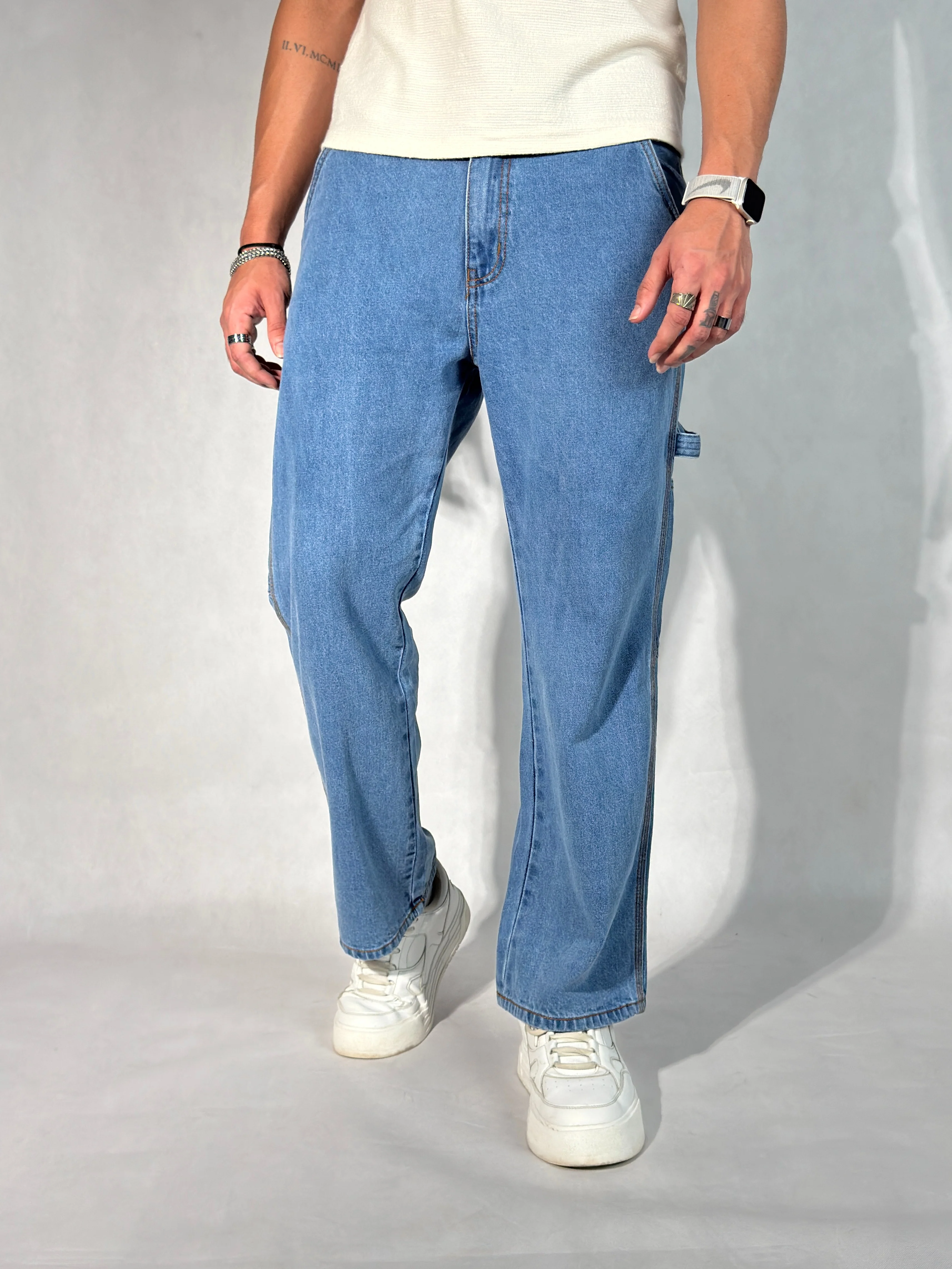 Heavy Duty Utility Straight Leg Jeans - Image 4