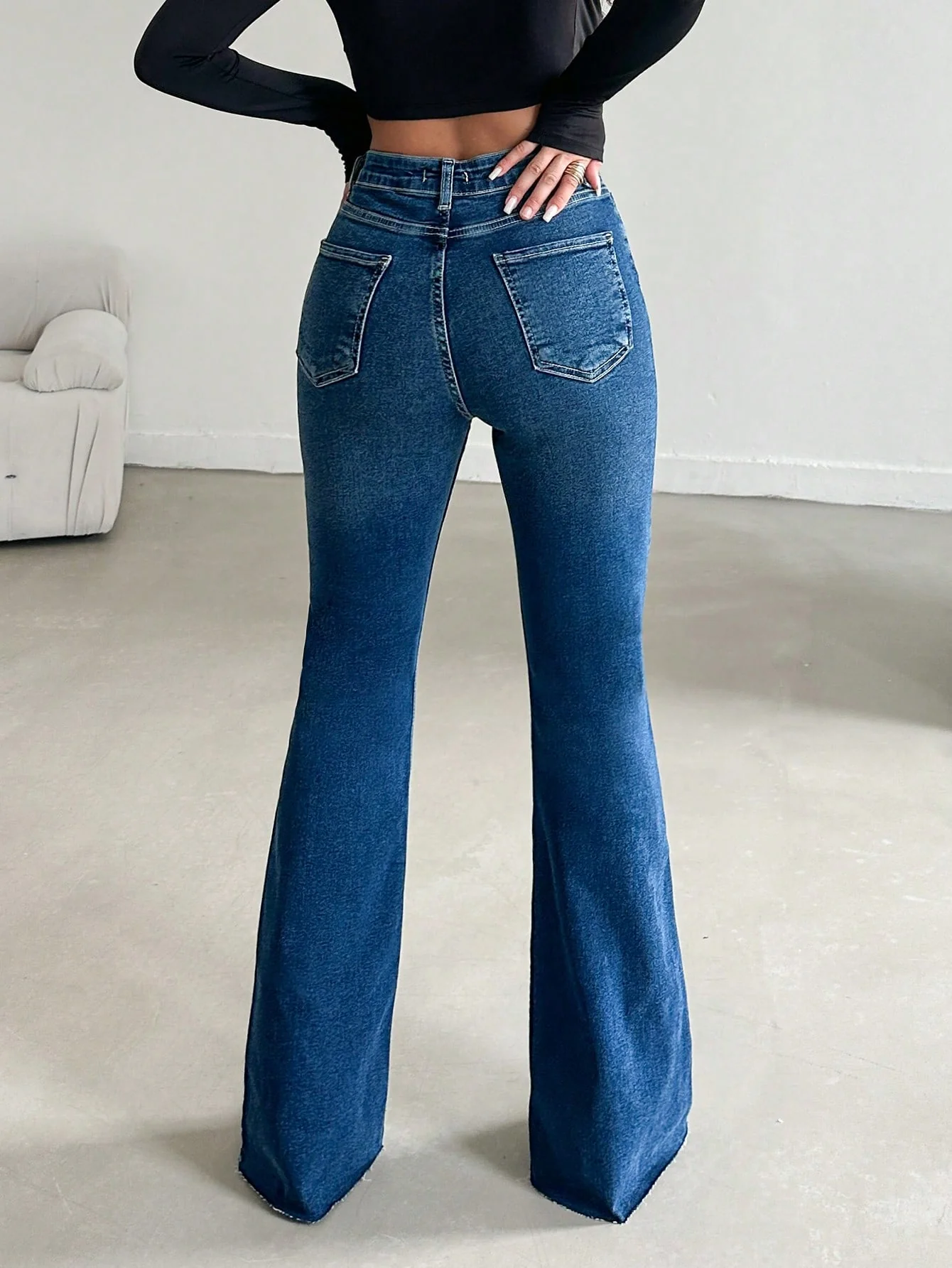 Iconic Babe Raw Edge Bootcut Jeans - Image 14