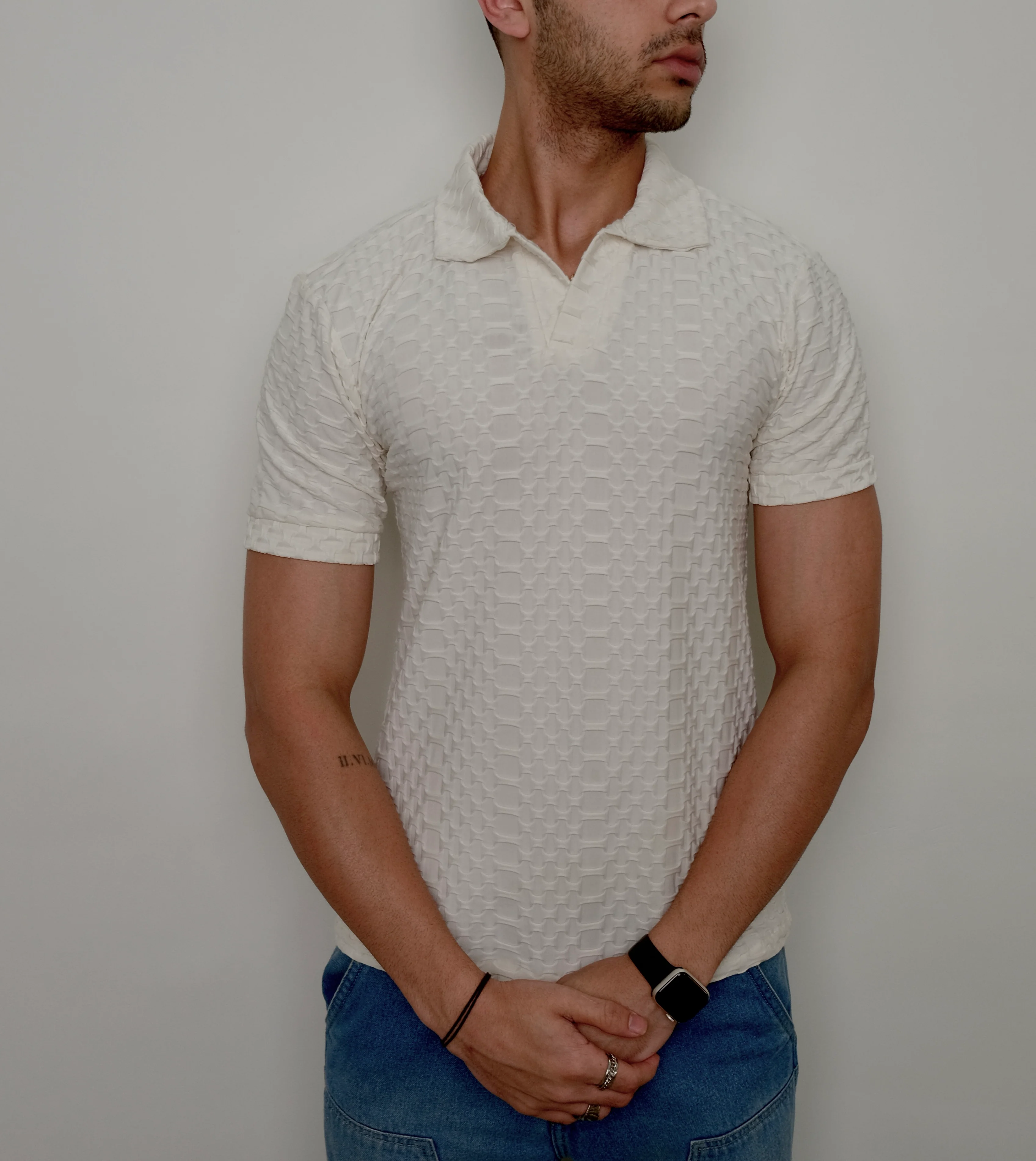 Jacquard Elite Polo T-shirt - Image 12