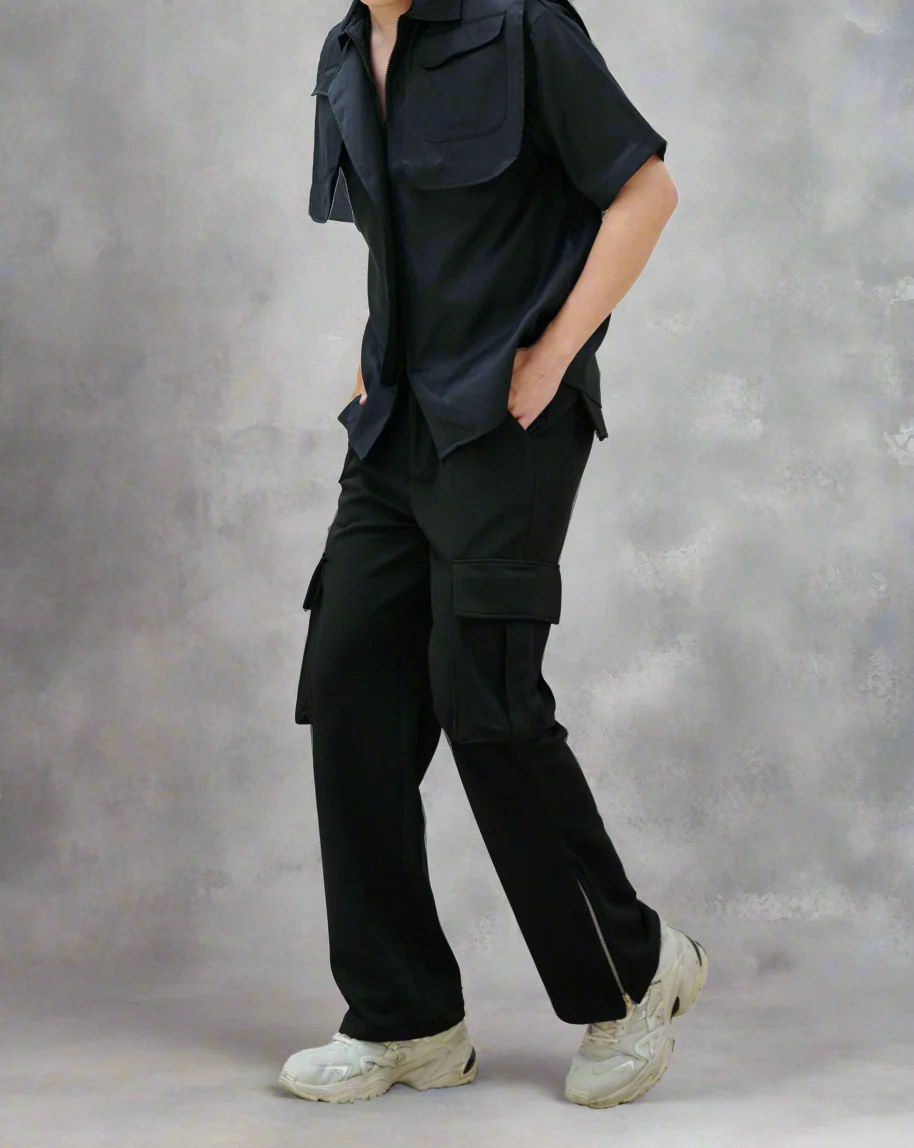 K-Trend Multi Pockets Zippered Cargo Pants - Image 15