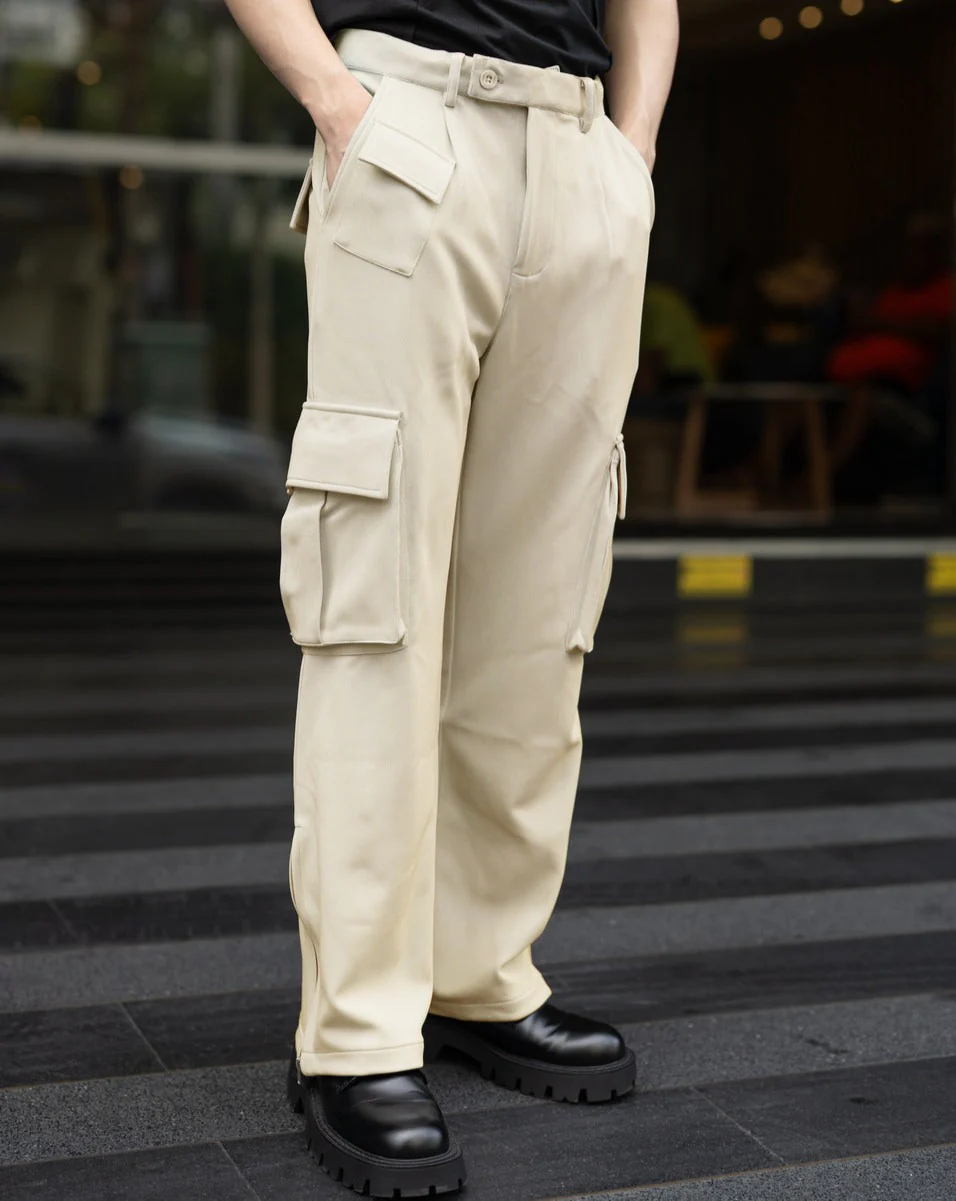 K-Trend Multi Pockets Zippered Cargo Pants - Image 6