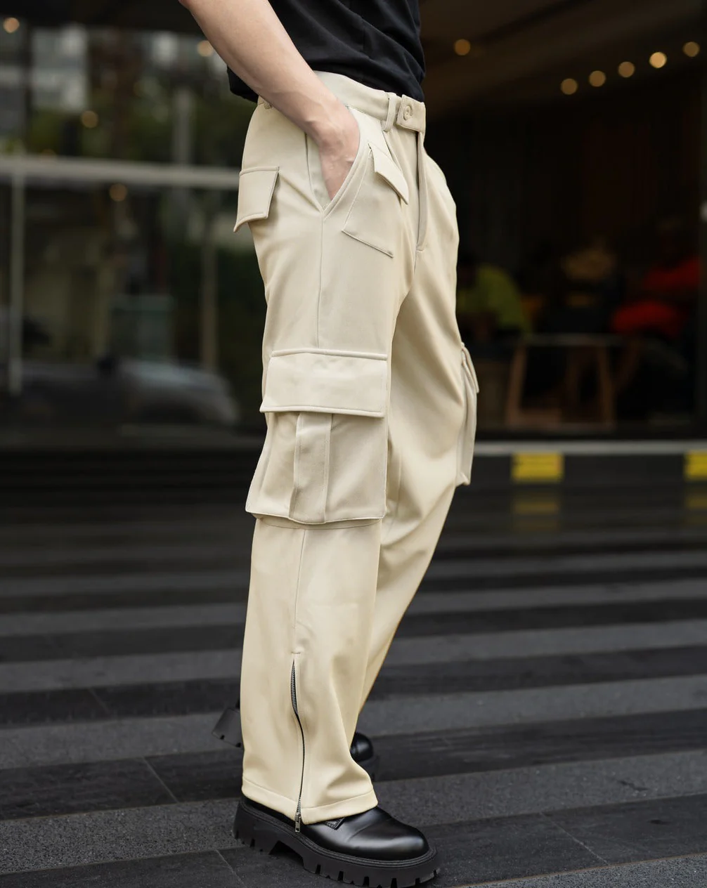 K-Trend Multi Pockets Zippered Cargo Pants - Image 7