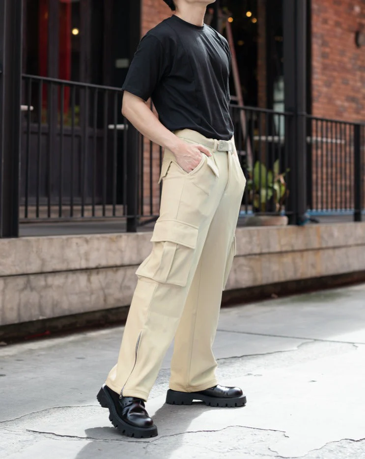 K-Trend Multi Pockets Zippered Cargo Pants - Image 8
