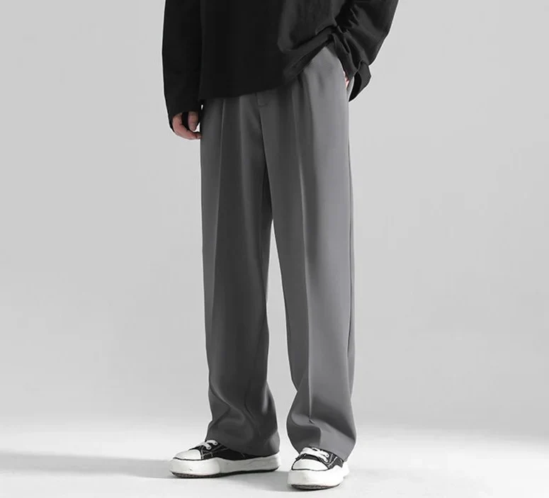 Korean Baggy Loose Fit Pants For Men - Image 15