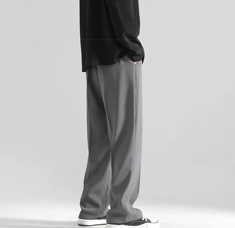 Korean Baggy Loose Fit Pants For Men - Image 19