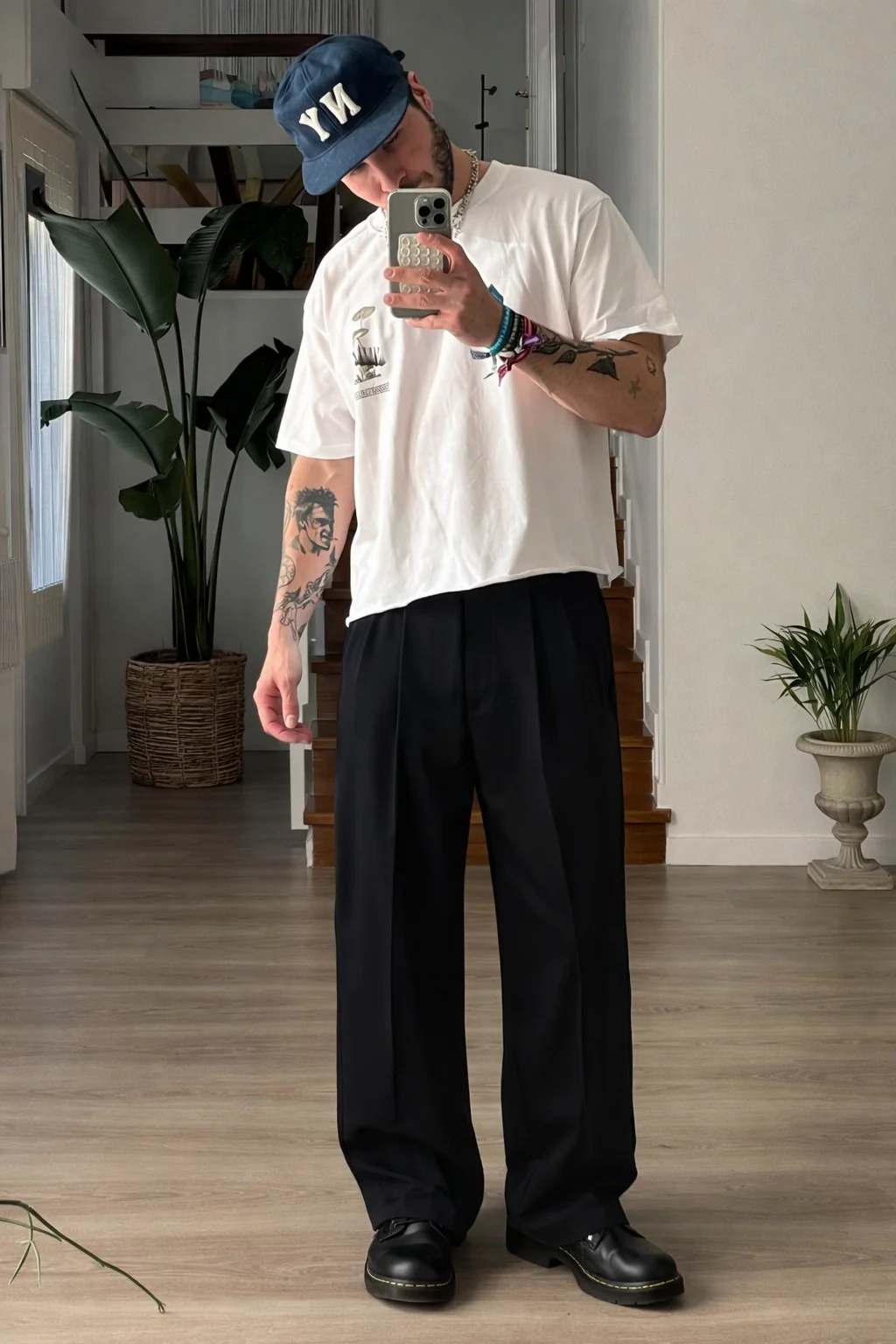 Korean Baggy Loose Fit Pants For Men - Image 3