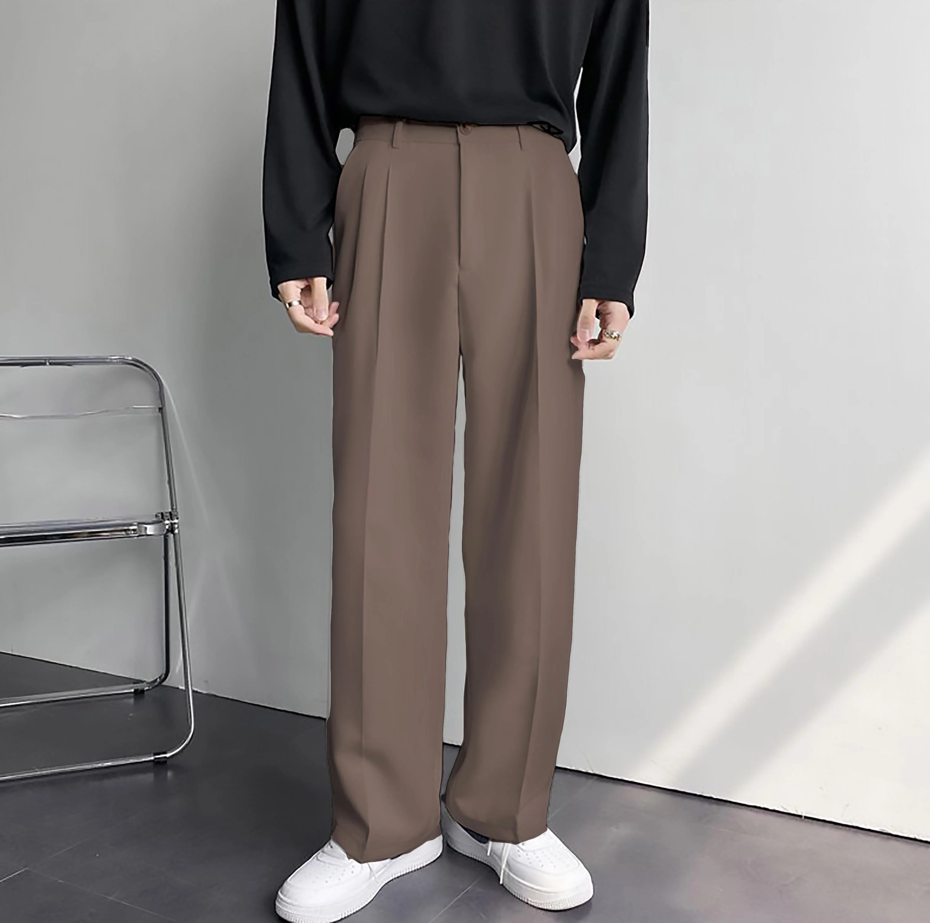 Korean Baggy Loose Fit Pants For Men - Image 32