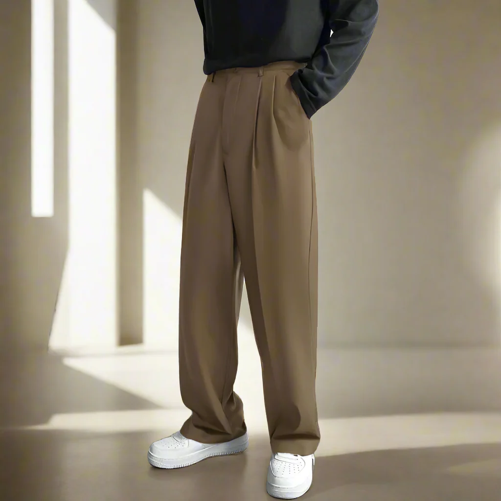 Korean Baggy Loose Fit Pants For Men - Image 34