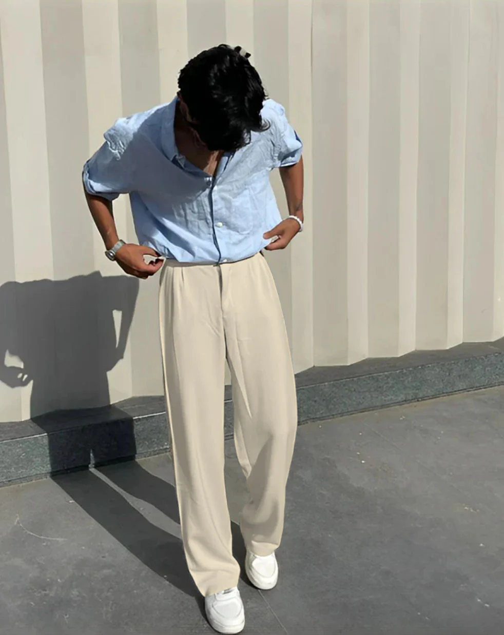 Korean Baggy Loose Fit Pants For Men - Image 37