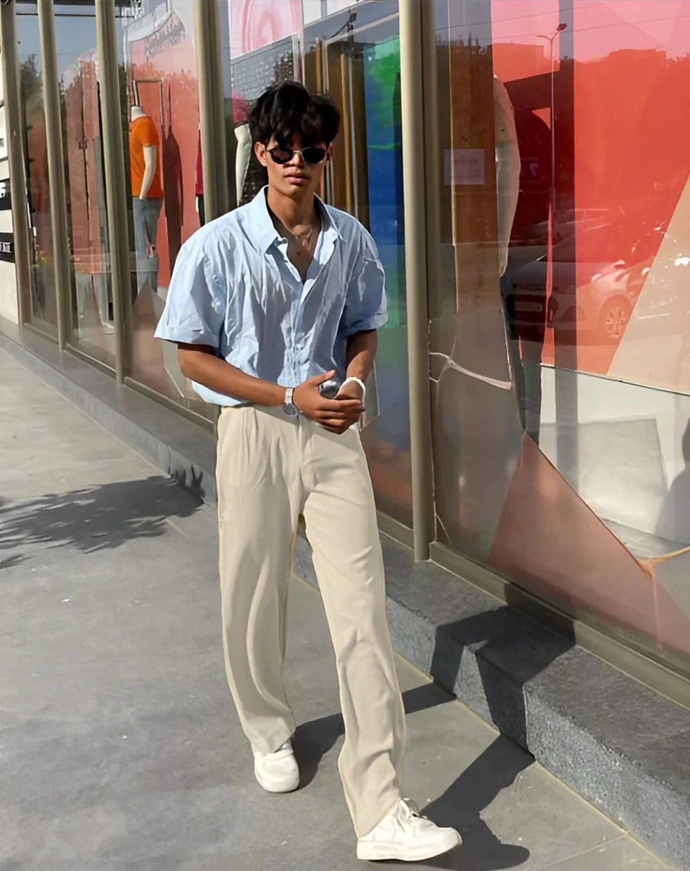 Korean Baggy Loose Fit Pants For Men - Image 38