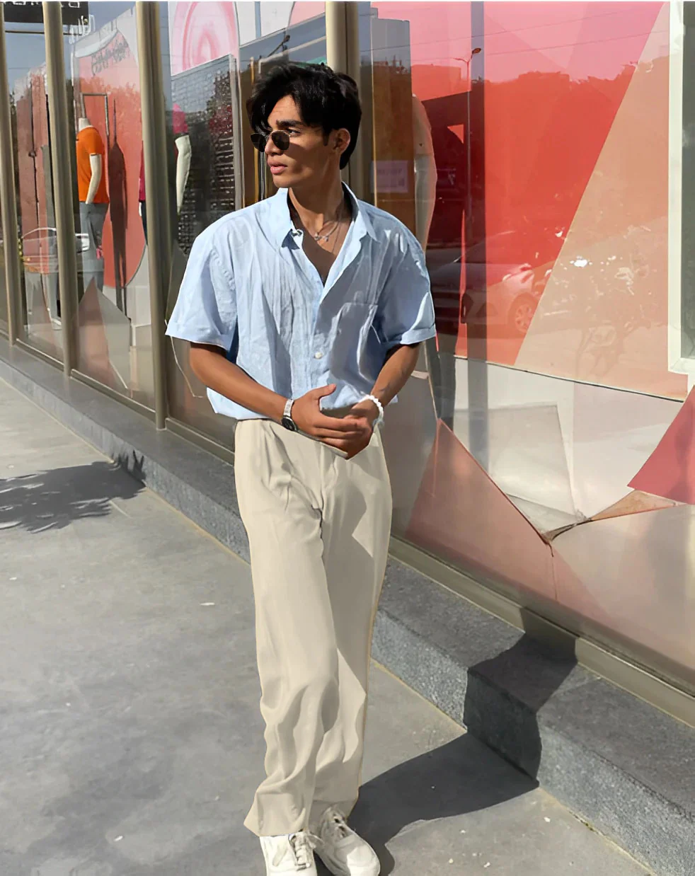 Korean Baggy Loose Fit Pants For Men - Image 39