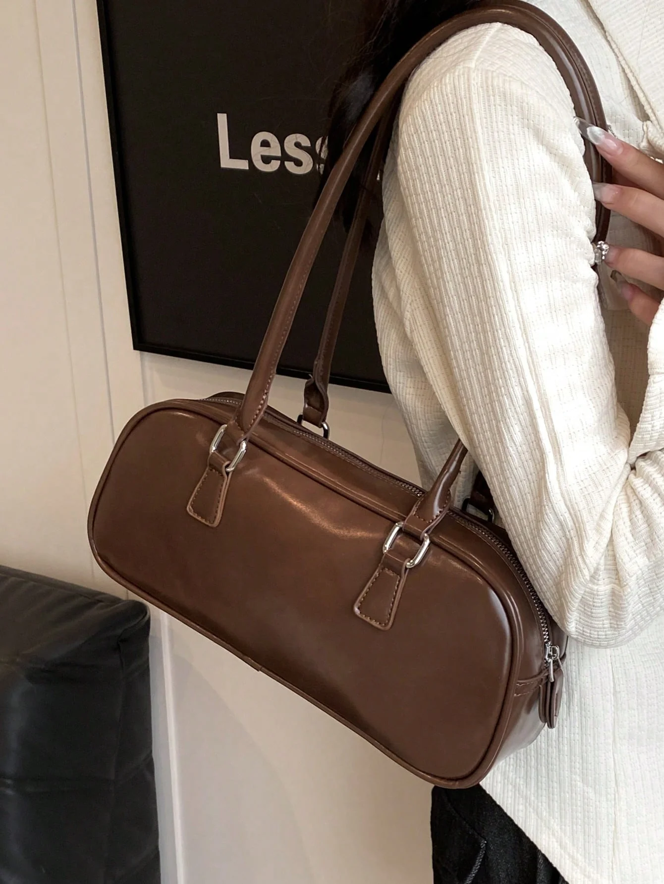 Korean Structure Shoulder Bag - Image 11