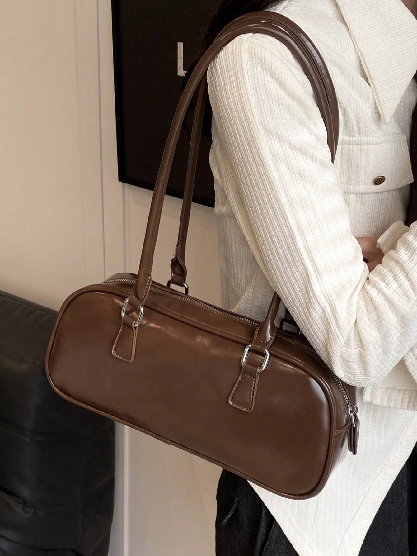 Korean Structure Shoulder Bag - Image 13