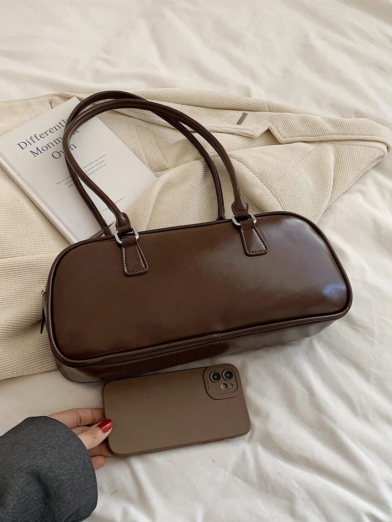 Korean Structure Shoulder Bag - Image 14