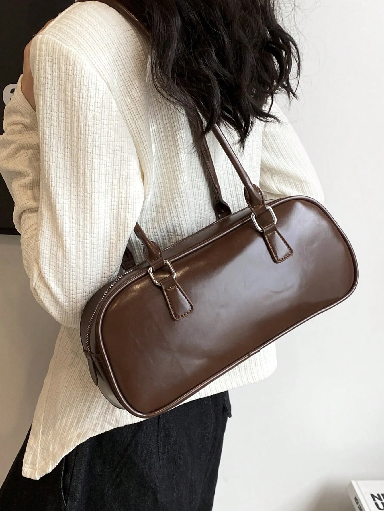 Korean Structure Shoulder Bag - Image 9