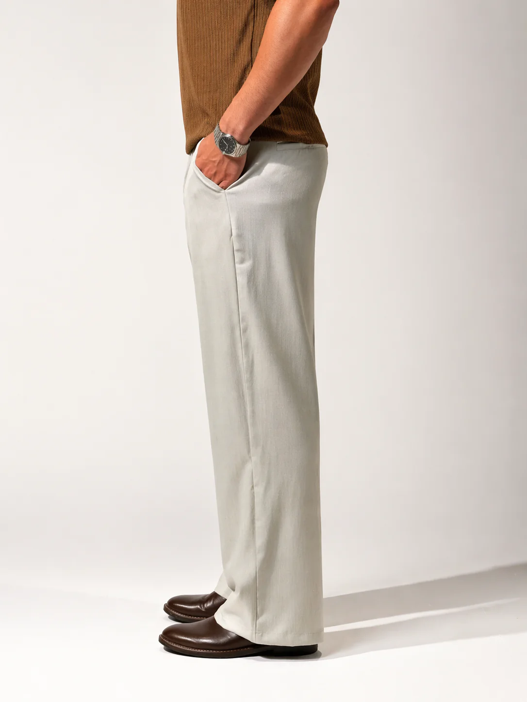 Kyoto Pleats Relaxed Trousers - Image 10