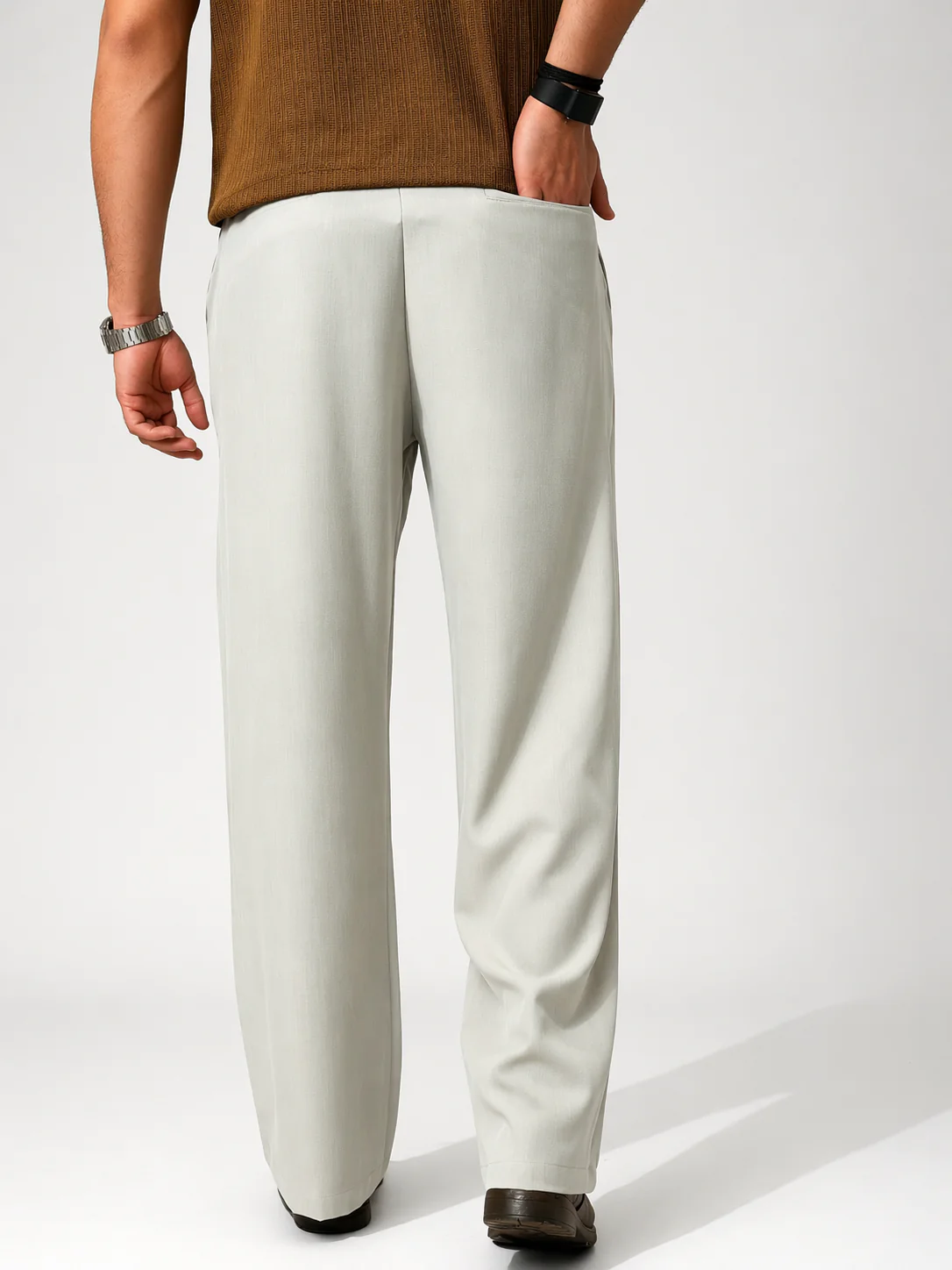 Kyoto Pleats Relaxed Trousers - Image 11