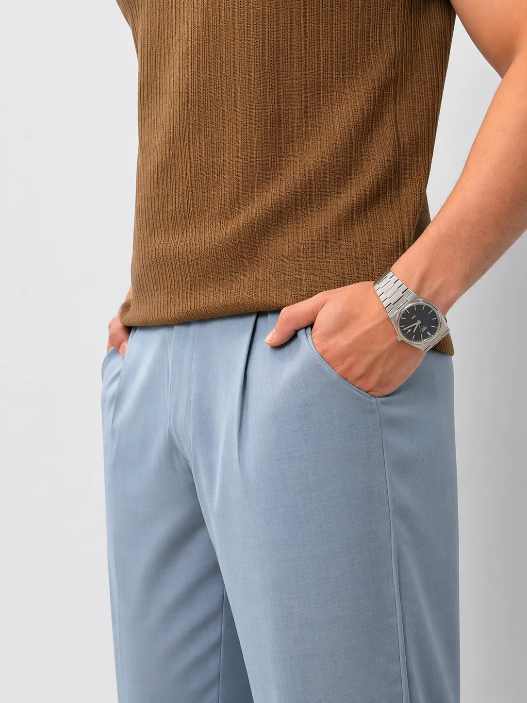 Kyoto Pleats Relaxed Trousers - Image 3