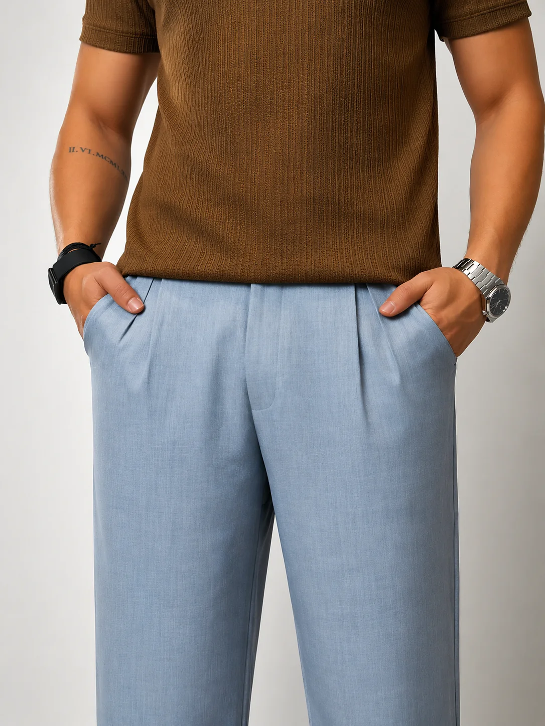 Kyoto Pleats Relaxed Trousers - Image 4
