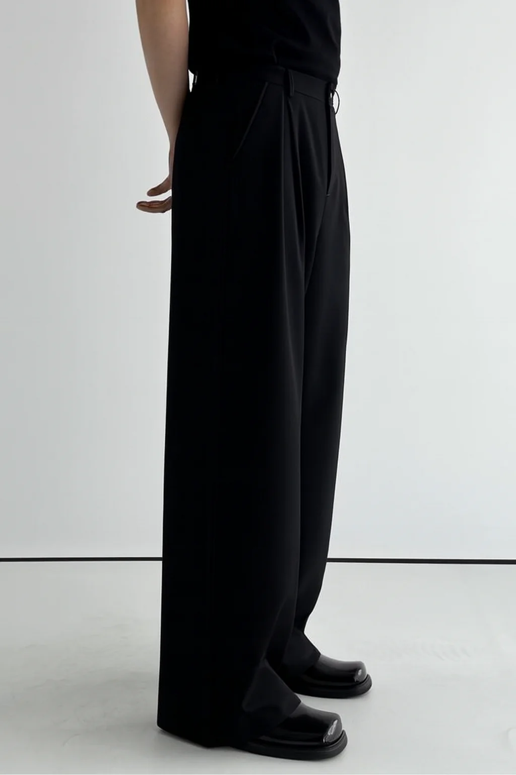 Kyoto Pleats Relaxed Trousers - Image 6