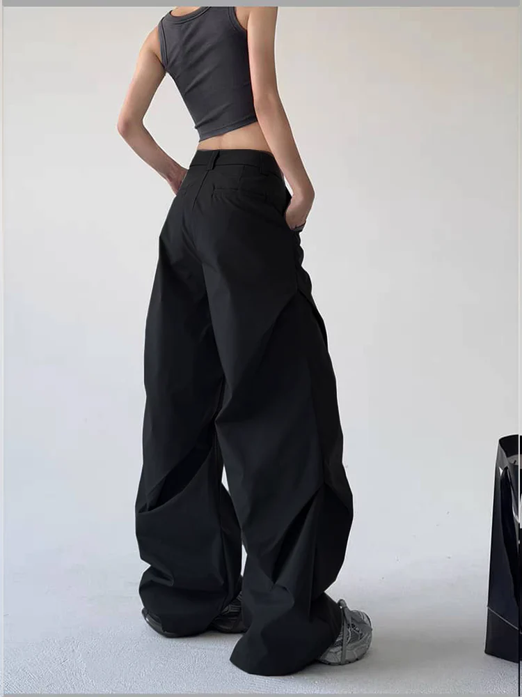 Layered Pleat Tech Pants - Image 3