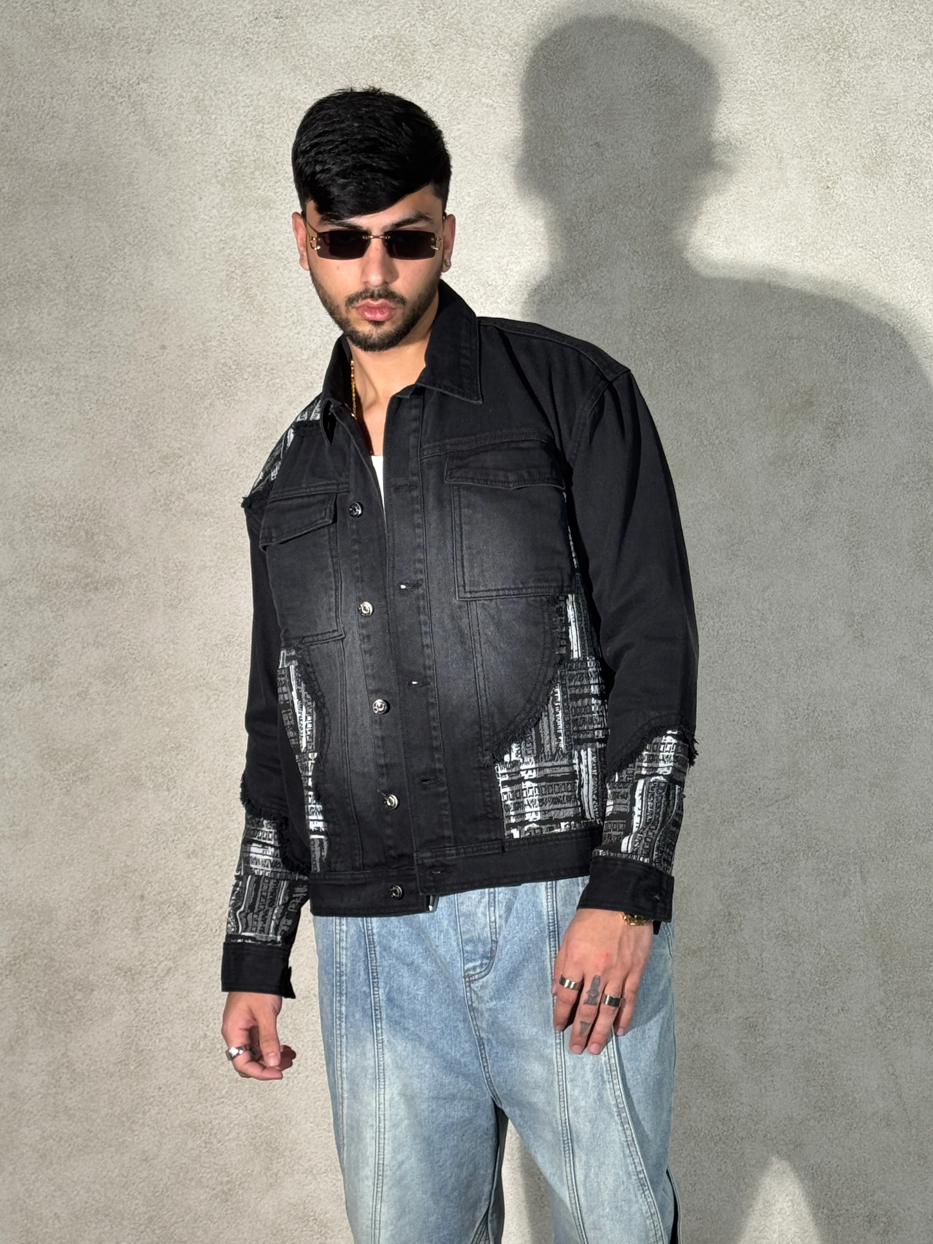 Legendary Tribal Patch Denim Jacket - Image 6