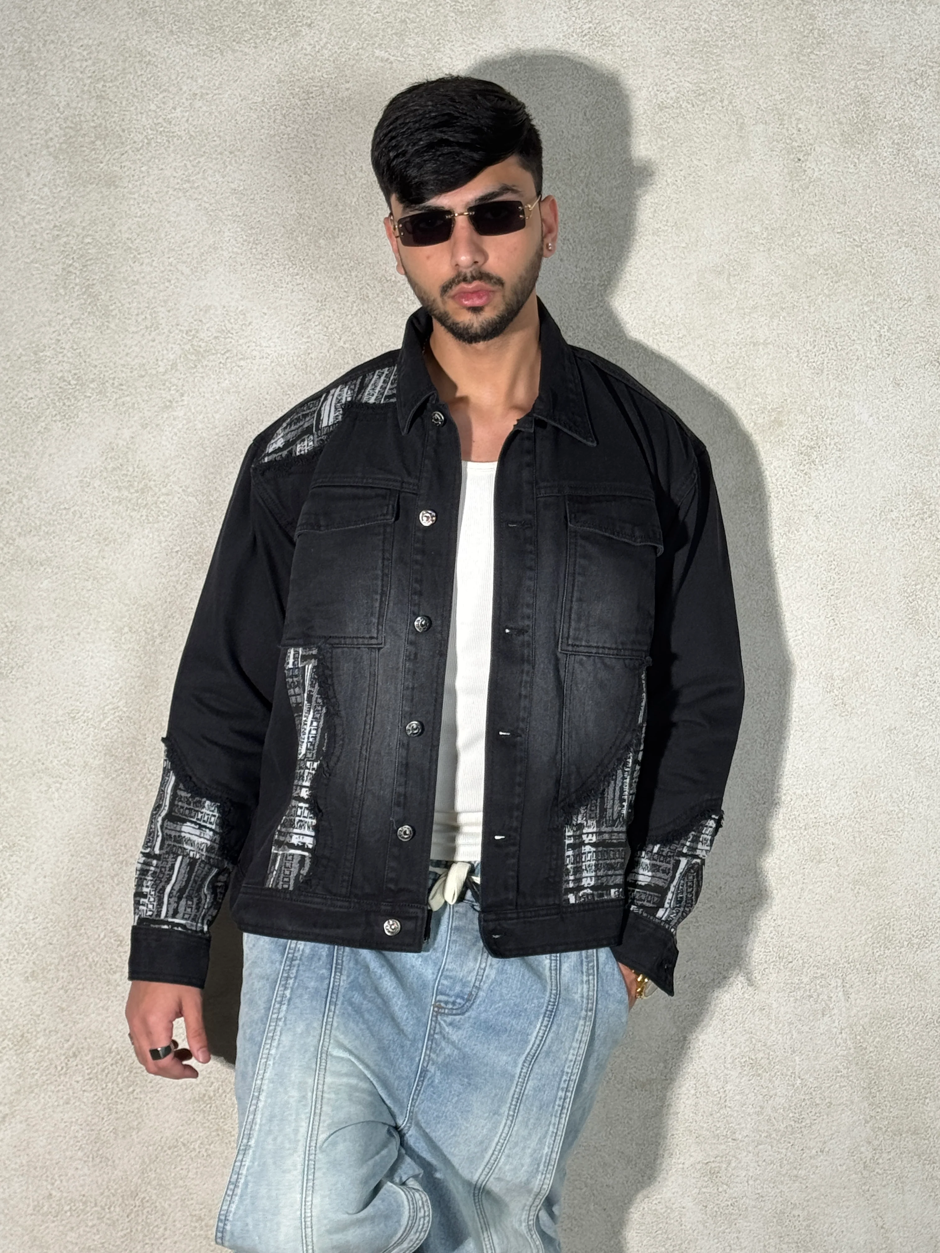 Legendary Tribal Patch Denim Jacket - Image 8