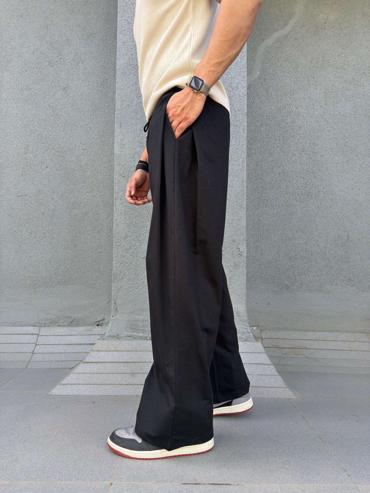 Lowkey Pleat Japanese Relax Joggers - Image 4